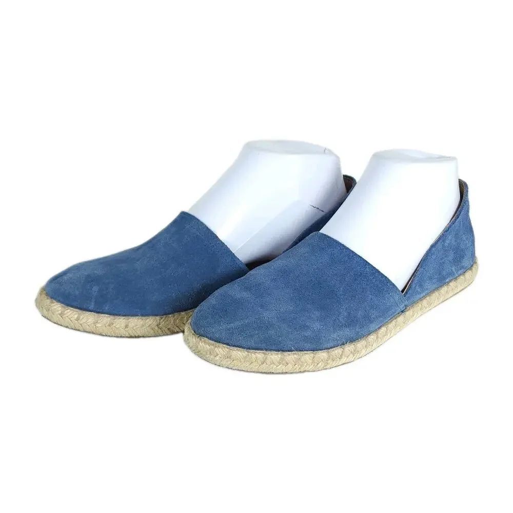Miz Mooz Carmena Women's US7,5 EU38 Blue Suede Espadrille Flats Shoes